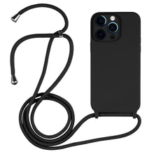 Load image into Gallery viewer, Crossbody Lanyard Liquid Silicone Case, For iPhone 12 Pro Max