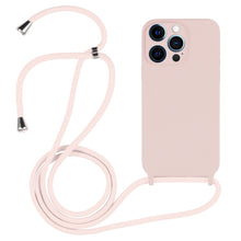 Load image into Gallery viewer, Crossbody Lanyard Liquid Silicone Case, For iPhone 12 Pro Max