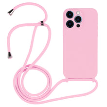 Load image into Gallery viewer, Crossbody Lanyard Liquid Silicone Case, For iPhone 12 Pro Max