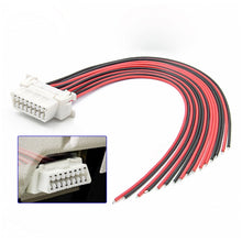Load image into Gallery viewer, 30cm 16Pin Fixed Terminal Extension Cable, Female Plug for Honda, Female Plug for Volkswagen, Male Plug, Female Plug, Female Plug for KIA