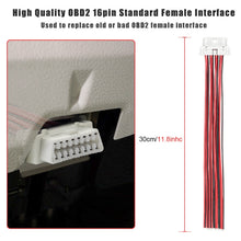 Load image into Gallery viewer, 30cm 16Pin Fixed Terminal Extension Cable, Female Plug for Honda, Female Plug for Volkswagen, Male Plug, Female Plug, Female Plug for KIA
