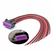 Load image into Gallery viewer, 30cm 16Pin Fixed Terminal Extension Cable, Female Plug for Honda, Female Plug for Volkswagen, Male Plug, Female Plug, Female Plug for KIA