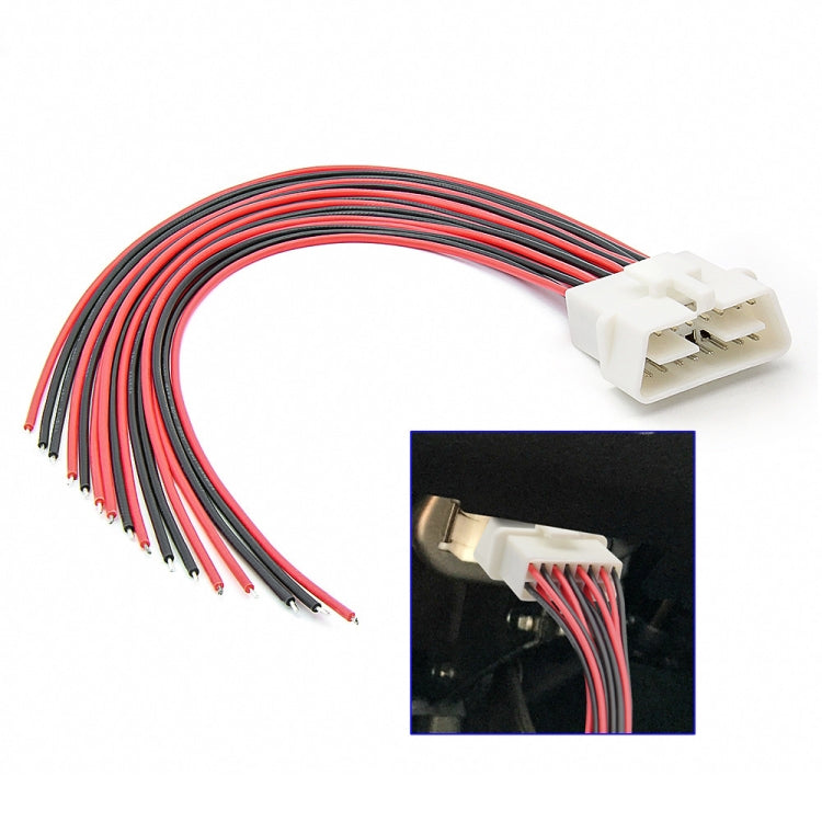 30cm 16Pin Fixed Terminal Extension Cable, Female Plug for Honda, Female Plug for Volkswagen, Male Plug, Female Plug, Female Plug for KIA