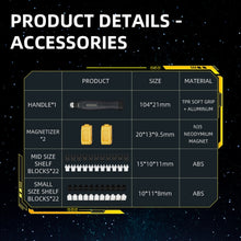 Load image into Gallery viewer, JAKEMY JM-8185 69 in 1 Multi-function Screwdriver Tool Set Assemblable Blocks
