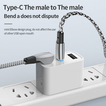 Load image into Gallery viewer, 3A USB-C/Type-C to 8 Pin Elbow Fast Charge Data Cable, 3A Type-C to 8 Pin 1.2m, 3A Type-C to 8 Pin 2m