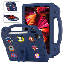 Load image into Gallery viewer, Handle Kickstand Children EVA Shockproof Tablet Case, For iPad mini 1 / 2 / 3 / 4 / 5, For iPad Air / Air 2 / iPad 5 / 6 / Pro 9.7, For iPad Pro 11 2018 / 2020 / 2021, For iPad Air 2020 / 2022 10.9