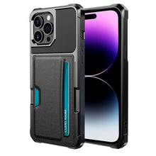 Load image into Gallery viewer, ZM02 Card Slot Holder Phone Case, For iPhone 14 Pro Max, For iPhone 14 Pro, For iPhone 14, For iPhone 14 Plus