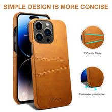 Load image into Gallery viewer, Suteni Calf Texture Card Slots Phone Case, For iPhone 14 Pro Max