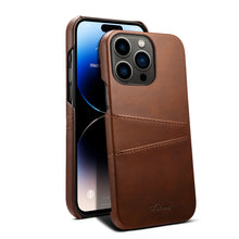 Load image into Gallery viewer, Suteni Calf Texture Card Slots Phone Case, For iPhone 14 Pro Max