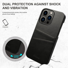 Load image into Gallery viewer, Suteni Calf Texture Card Slots Phone Case, For iPhone 14 Pro Max