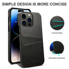 Load image into Gallery viewer, Suteni Calf Texture Card Slots Phone Case, For iPhone 14 Pro Max