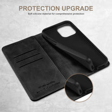 Load image into Gallery viewer, Calf Texture Horizontal Flip Leather Phone Case, For iPhone 14, For iPhone 14 Plus, For iPhone 14 Pro, For iPhone 14 Pro Max