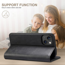Load image into Gallery viewer, Calf Texture Horizontal Flip Leather Phone Case, For iPhone 14, For iPhone 14 Plus, For iPhone 14 Pro, For iPhone 14 Pro Max