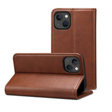 Load image into Gallery viewer, Calf Texture Horizontal Flip Leather Phone Case, For iPhone 14, For iPhone 14 Plus, For iPhone 14 Pro, For iPhone 14 Pro Max