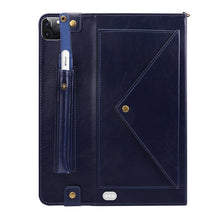 Load image into Gallery viewer, Envelope Horizontal Flip PU Leather Case with Card Slots &amp; Pen Slots &amp; Holder &amp; Wallet &amp; Photo Frame &amp; Shoulder Strap, For iPad Pro 11 2021 / 2020, For iPad Pro 12.9 2021 / 2020