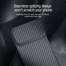Load image into Gallery viewer, NILLKIN Synthetic Fiber Camshield Phone Case, For iPhone 14 Plus, For iPhone 14 Pro