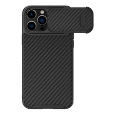 Load image into Gallery viewer, NILLKIN Synthetic Fiber Camshield Phone Case, For iPhone 14 Plus, For iPhone 14 Pro