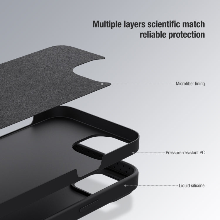 NILLKIN CamShield Liquid Silicone Phone Case, For iPhone 14
