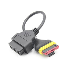 Load image into Gallery viewer, Motorcycle OBD 6 Pin to 16 Pin Adapter Cable for Benelli, For Benelli