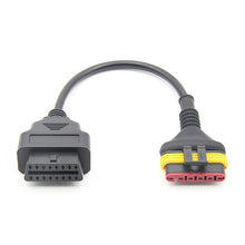 Load image into Gallery viewer, Motorcycle OBD 6 Pin to 16 Pin Adapter Cable for Benelli, For Benelli