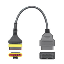 Load image into Gallery viewer, Motorcycle OBD 6 Pin to 16 Pin Adapter Cable for Benelli, For Benelli