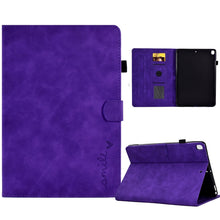 Load image into Gallery viewer, Embossed Smile Flip Tablet Leather Smart Case, For iPad 10.2 / Air 10.5 2019, For iPad Air 2022 / 2020 10.9, For iPad mini 2024 / mini 6, For iPad 9.7 2018&amp;2017 / Air 2 / Air, For iPad mini 5/4/3/2/1