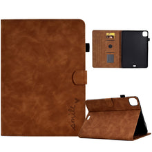 Load image into Gallery viewer, Embossed Smile Flip Tablet Leather Smart Case, For iPad 10.2 / Air 10.5 2019, For iPad Air 2022 / 2020 10.9, For iPad mini 2024 / mini 6, For iPad 9.7 2018&amp;2017 / Air 2 / Air, For iPad mini 5/4/3/2/1