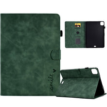 Load image into Gallery viewer, Embossed Smile Flip Tablet Leather Smart Case, For iPad 10.2 / Air 10.5 2019, For iPad Air 2022 / 2020 10.9, For iPad mini 2024 / mini 6, For iPad 9.7 2018&amp;2017 / Air 2 / Air, For iPad mini 5/4/3/2/1