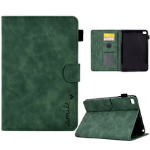 Load image into Gallery viewer, Embossed Smile Flip Tablet Leather Smart Case, For iPad 10.2 / Air 10.5 2019, For iPad Air 2022 / 2020 10.9, For iPad mini 2024 / mini 6, For iPad 9.7 2018&amp;2017 / Air 2 / Air, For iPad mini 5/4/3/2/1