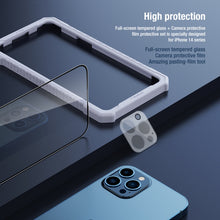 Load image into Gallery viewer, NILLKIN 2 in 1 HD Full Screen Tempered Glass Film + Camera Protector Set, For iPhone 14 Pro
