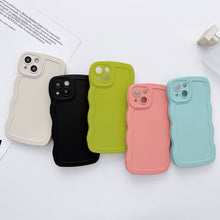 Load image into Gallery viewer, Wave Edge Silicone Phone Case, For iPhone 12 Pro Max, For iPhone 11, For iPhone 11 Pro, For iPhone 11 Pro Max, For iPhone 13 mini