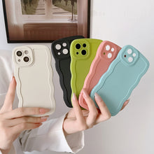 Load image into Gallery viewer, Wave Edge Silicone Phone Case, For iPhone 12 Pro Max, For iPhone 11, For iPhone 11 Pro, For iPhone 11 Pro Max, For iPhone 13 mini