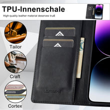 Load image into Gallery viewer, LC.IMEEKE RFID Anti-theft Leather Phone Case, For iPhone 14 Pro, For iPhone 14 Pro Max, For iPhone 12 Pro/12, For iPhone 12 Pro Max, For Samsung Galaxy A53 5G