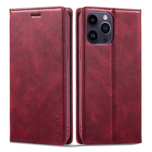 Load image into Gallery viewer, LC.IMEEKE RFID Anti-theft Leather Phone Case, For iPhone 14 Pro, For iPhone 14 Pro Max, For iPhone 12 Pro/12, For iPhone 12 Pro Max, For Samsung Galaxy A53 5G