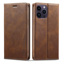 Load image into Gallery viewer, LC.IMEEKE RFID Anti-theft Leather Phone Case, For iPhone 14 Pro, For iPhone 14 Pro Max, For iPhone 12 Pro/12, For iPhone 12 Pro Max, For Samsung Galaxy A53 5G