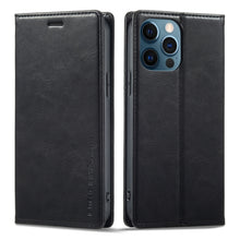 Load image into Gallery viewer, LC.IMEEKE RFID Anti-theft Leather Phone Case, For iPhone 14 Pro, For iPhone 14 Pro Max, For iPhone 12 Pro/12, For iPhone 12 Pro Max, For Samsung Galaxy A53 5G