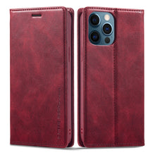 Load image into Gallery viewer, LC.IMEEKE RFID Anti-theft Leather Phone Case, For iPhone 14 Pro, For iPhone 14 Pro Max, For iPhone 12 Pro/12, For iPhone 12 Pro Max, For Samsung Galaxy A53 5G