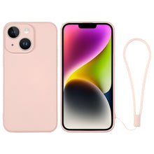 Load image into Gallery viewer, Silicone Phone Case with Wrist Strap, For iPhone 14, For iPhone 14 Plus, For iPhone 14 Pro, For iPhone 14 Pro Max