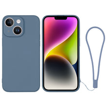 Load image into Gallery viewer, Silicone Phone Case with Wrist Strap, For iPhone 14, For iPhone 14 Plus, For iPhone 14 Pro, For iPhone 14 Pro Max