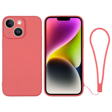 Load image into Gallery viewer, Silicone Phone Case with Wrist Strap, For iPhone 14, For iPhone 14 Plus, For iPhone 14 Pro, For iPhone 14 Pro Max