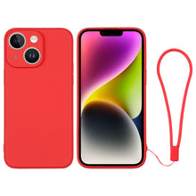 Load image into Gallery viewer, Silicone Phone Case with Wrist Strap, For iPhone 14, For iPhone 14 Plus, For iPhone 14 Pro, For iPhone 14 Pro Max
