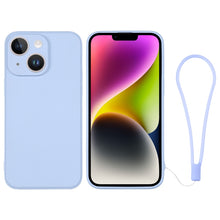 Load image into Gallery viewer, Silicone Phone Case with Wrist Strap, For iPhone 14, For iPhone 14 Plus, For iPhone 14 Pro, For iPhone 14 Pro Max