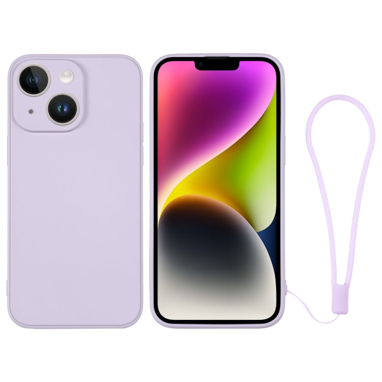 Silicone Phone Case with Wrist Strap, For iPhone 14, For iPhone 14 Plus, For iPhone 14 Pro, For iPhone 14 Pro Max