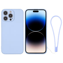 Load image into Gallery viewer, Silicone Phone Case with Wrist Strap, For iPhone 14, For iPhone 14 Plus, For iPhone 14 Pro, For iPhone 14 Pro Max