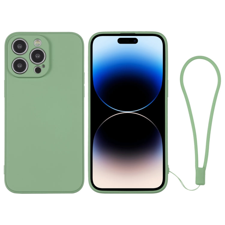 Silicone Phone Case with Wrist Strap, For iPhone 14, For iPhone 14 Plus, For iPhone 14 Pro, For iPhone 14 Pro Max