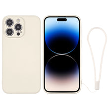 Load image into Gallery viewer, Silicone Phone Case with Wrist Strap, For iPhone 14, For iPhone 14 Plus, For iPhone 14 Pro, For iPhone 14 Pro Max