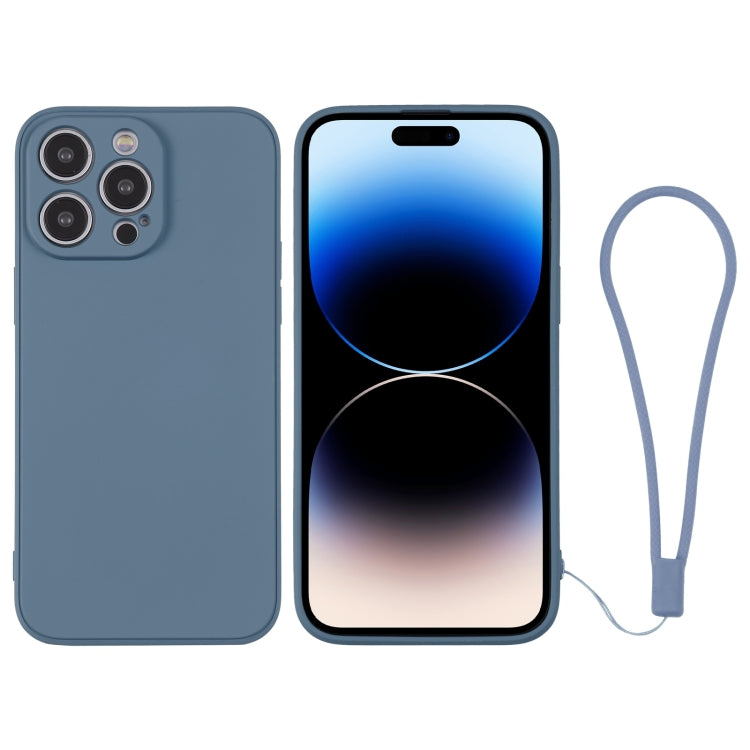 Silicone Phone Case with Wrist Strap, For iPhone 14, For iPhone 14 Plus, For iPhone 14 Pro, For iPhone 14 Pro Max