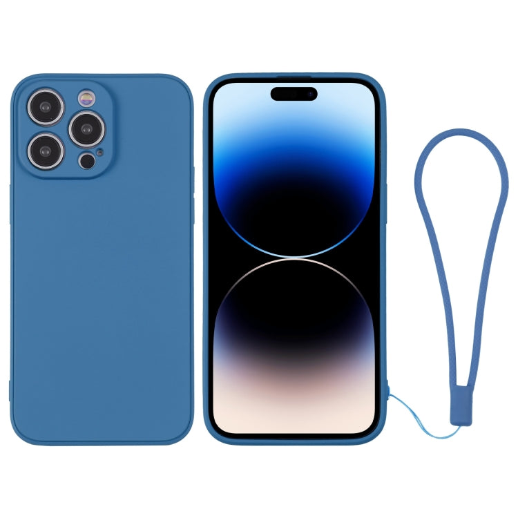 Silicone Phone Case with Wrist Strap, For iPhone 14, For iPhone 14 Plus, For iPhone 14 Pro, For iPhone 14 Pro Max