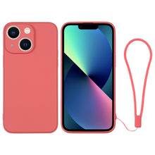 Load image into Gallery viewer, Silicone Phone Case with Wrist Strap, For iPhone 13 mini, For iPhone 13, For iPhone 13 Pro, For iPhone 13 Pro Max