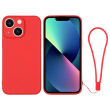Load image into Gallery viewer, Silicone Phone Case with Wrist Strap, For iPhone 13 mini, For iPhone 13, For iPhone 13 Pro, For iPhone 13 Pro Max